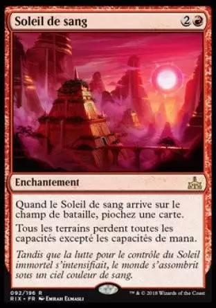 Les Combattants d\'Ixalan - Soleil de sang