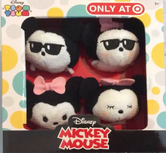 Tsum Tsum Plush Bag And Box Sets - Mickey and Minnie Mouse 4 Pack Target