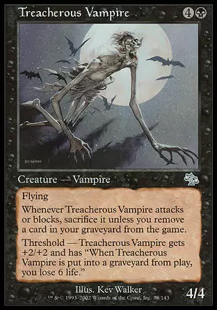 Jugement - Vampire traître
