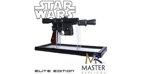 master replicas han solo blaster elite edition