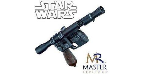 master replicas han solo blaster elite edition