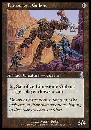 Odyssée - Golem de calcaire