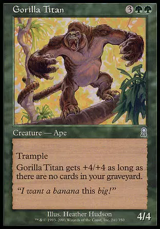 Odyssée - Gorille titanesque