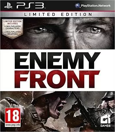 PS3 Games - Enemy Front Limited Edition