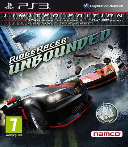 Jeux PS3 - Ridge Racer Unbounded Limited Edition