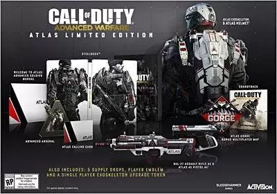Jeux PS4 - Call Of Duty Advanced Warfare Atlas Limité Edition