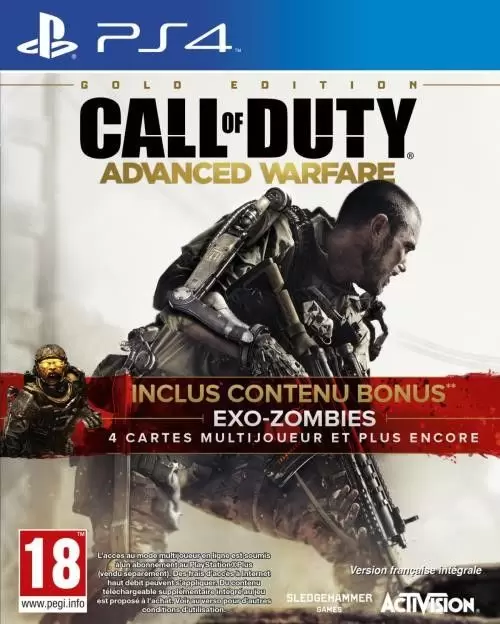 Jeux PS4 - Call of Duty Advanced Warfare Edition Gold