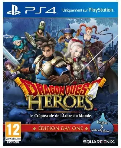 Jeux PS4 - Dragon Quest Heroes Edition Day One