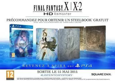 Jeux PS4 - Final Fantasy X/X2 HD Remaster Steelbook