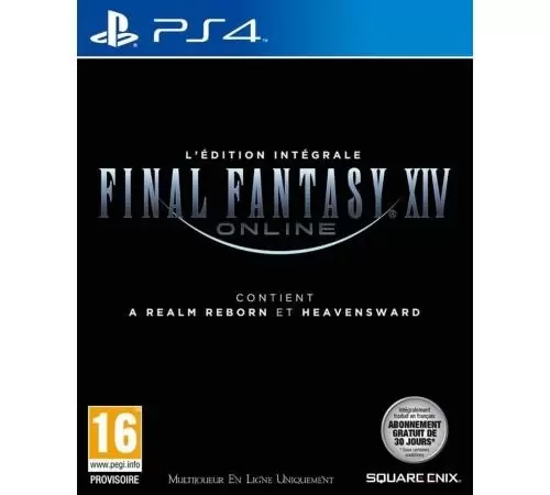 PS4 Games - Final Fantasy XIV Integral Edition 