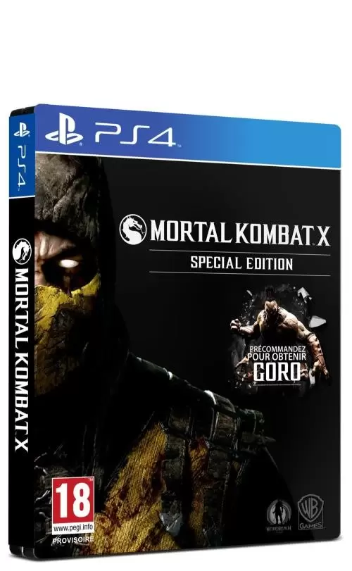 Jeux PS4 - Mortal Kombat X Special Edition