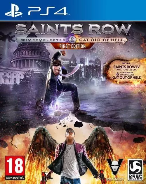 Jeux PS4 - Saints Row IV Re-Elected Gat Out Of Hell First Edition
