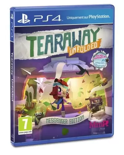 PS4 Games - Tearaway Unfolded Messenger Edition
