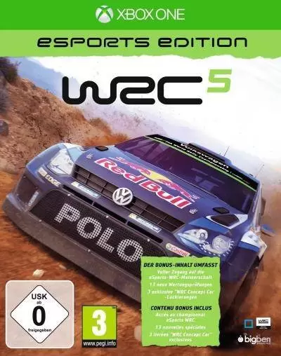 Jeux XBOX One - WRC 5 E-Sport Edition