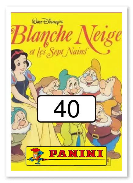 Snow White and the 7 Dwarfs - Sticker n°40