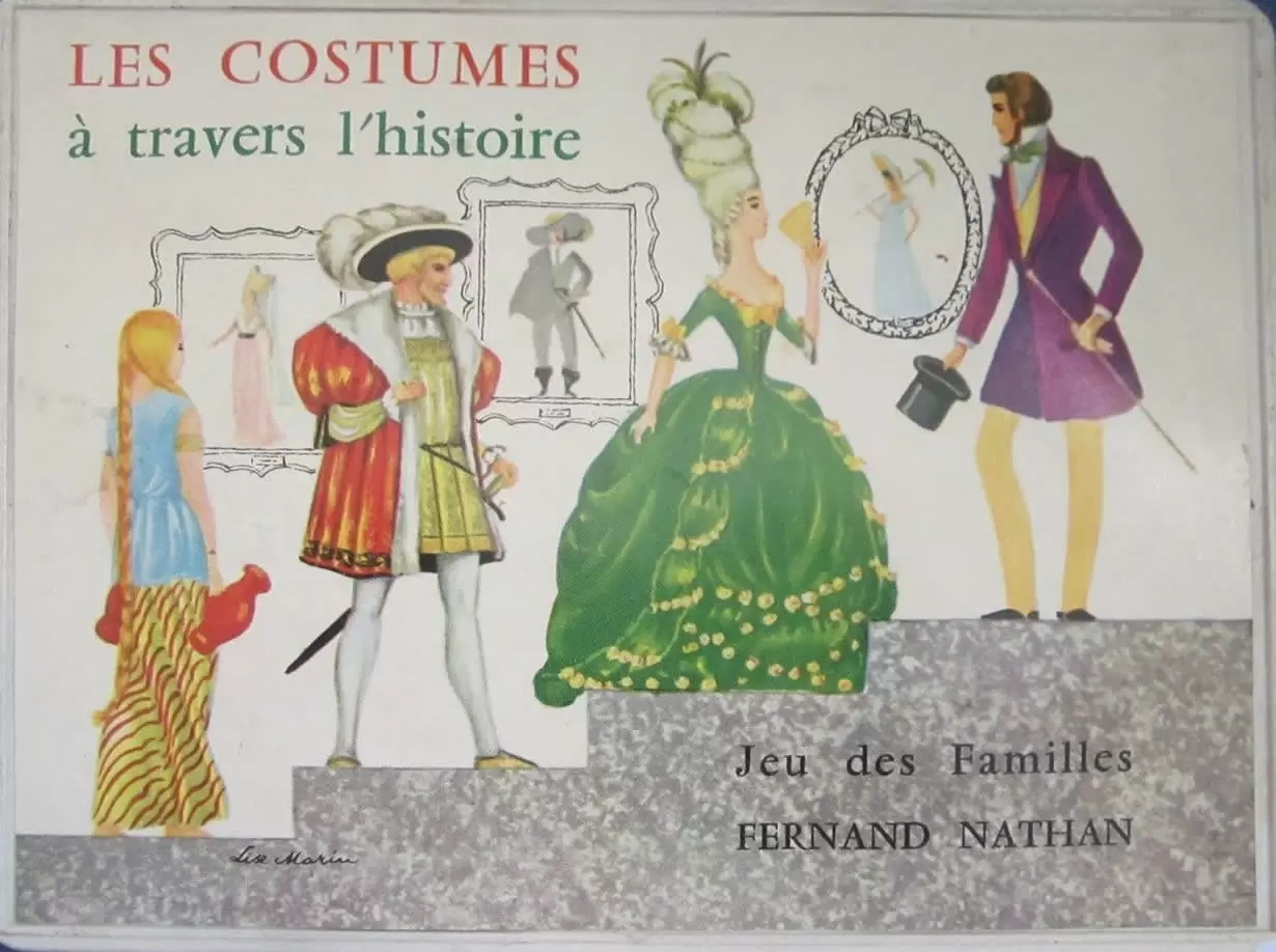 Jeu des 7 Familles - Jeu des Familles Fernand Nathan - Les Costumes à travers l\'Histoire