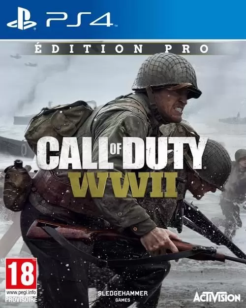 Jeux PS4 - Call of Duty WWII Edition pro