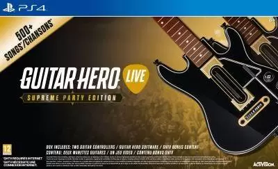 Jeux PS4 - Guitar Hero Live Supreme Party Edition