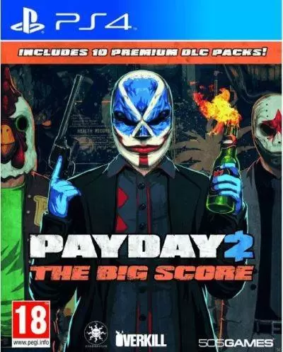 Jeux PS4 - PayDay 2 The Big Score