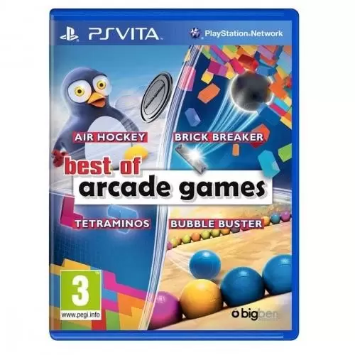 Jeux PS VITA - Best of Arcade Games Compilation 4 jeux