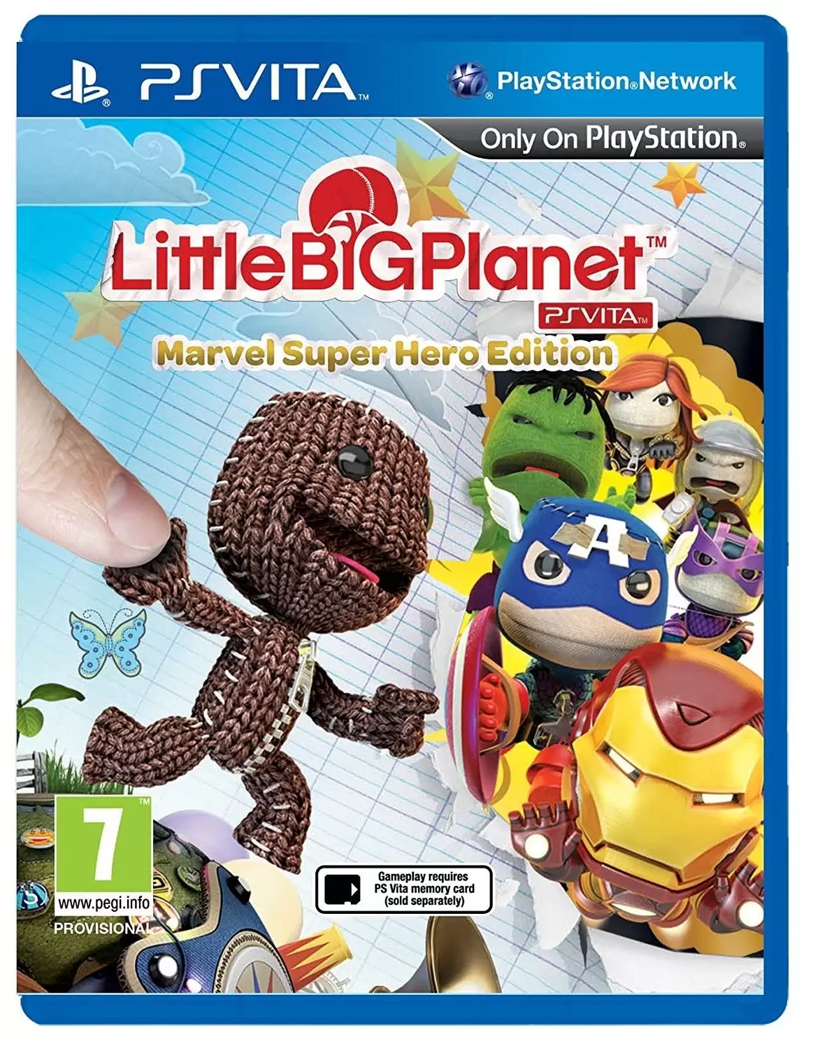 PS Vita Games - Little Big Planet Marvel Super Hero Edition