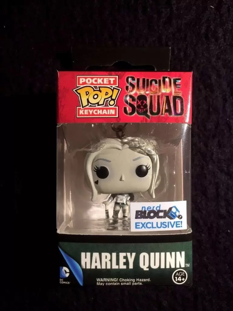 DC Comics - POP! Keychain - Suicide Squad - Harley Quinn Black and White