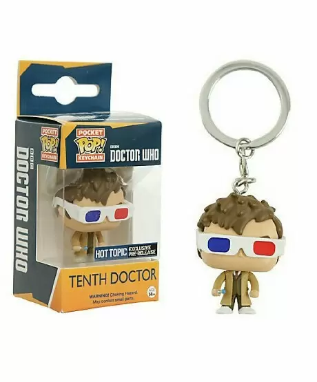 Doctor Who - POP! Keychain - Doctor Who - Tenth Doctor 3D Glasses