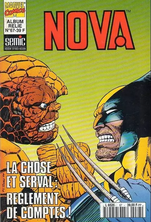 Album Nova - Album relié N°67 (du n°214 au n°216)