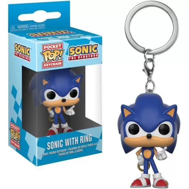 Video Games - POP! Keychain - Sonic The Hedgehog - Sonic with Ring