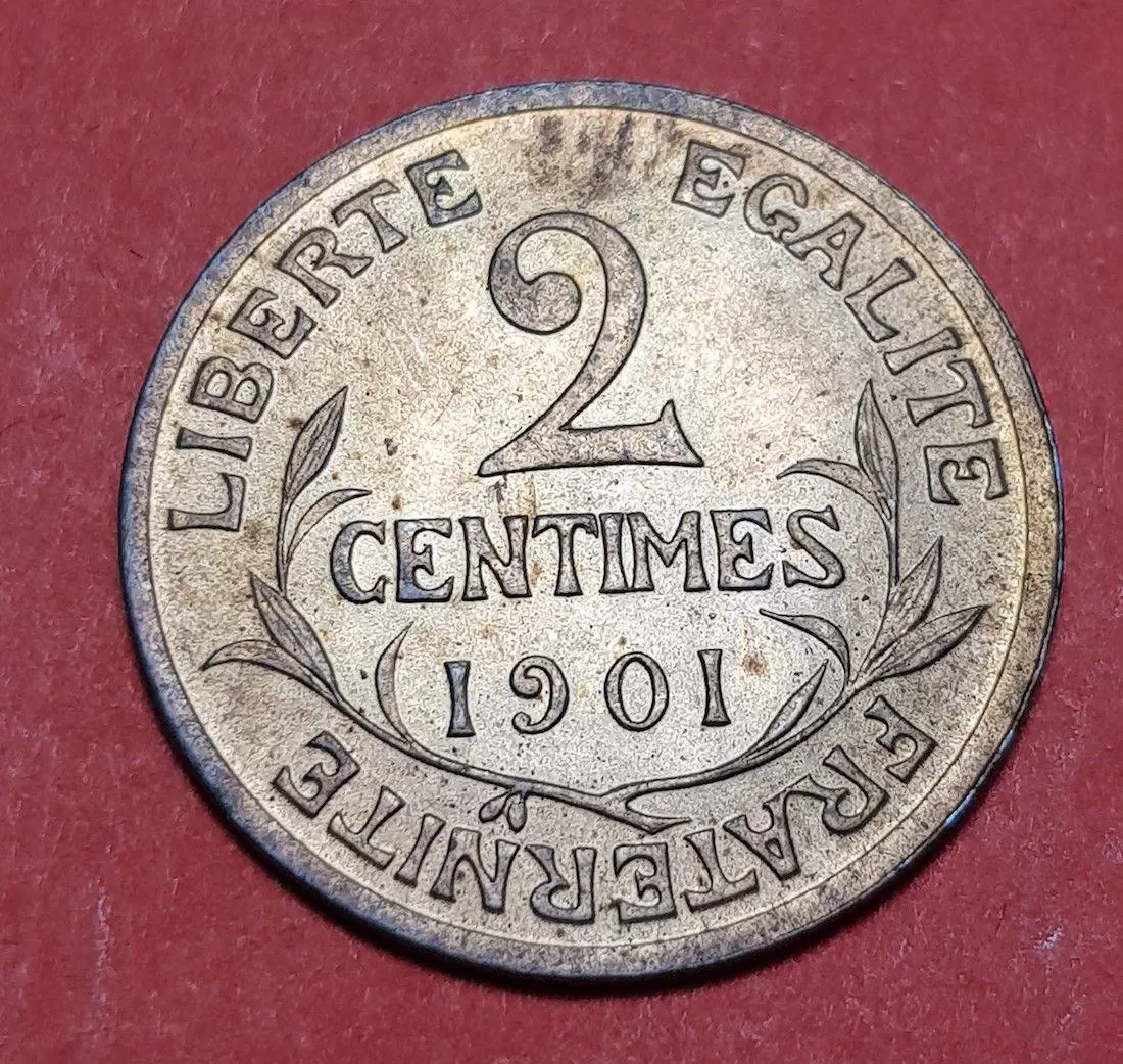 2 centimes DUPUIS - 1901
