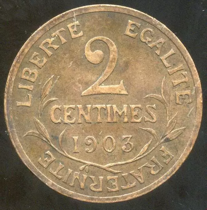 2 centimes DUPUIS - 1903