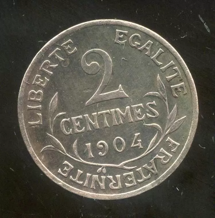 2 centimes DUPUIS - 1904