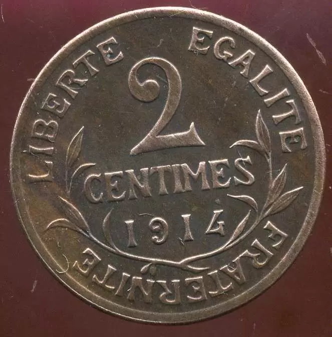 2 centimes DUPUIS - 1914