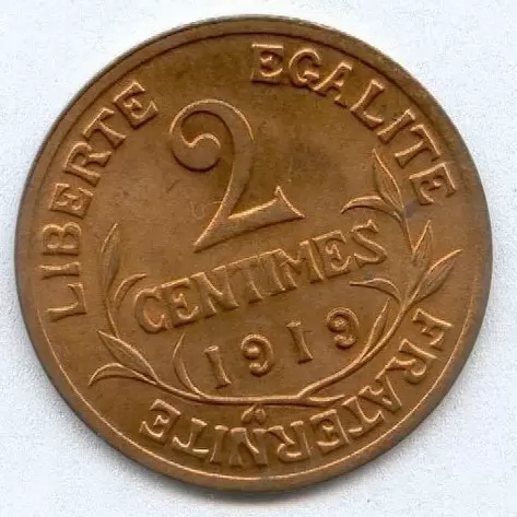 2 centimes DUPUIS - 1919