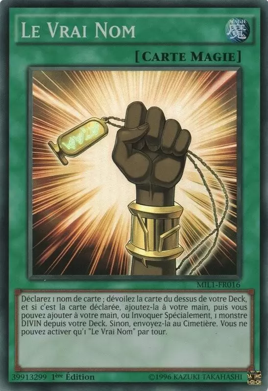 Pack du Millenium MIL1 - Le Vrai Nom