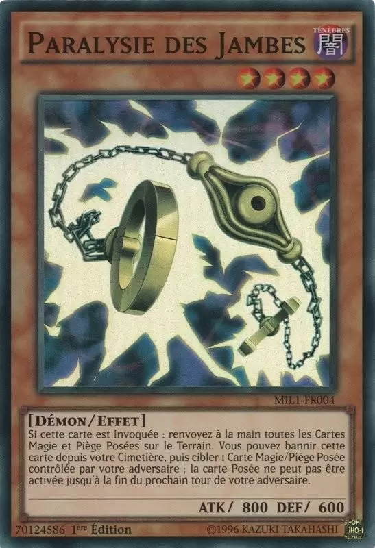 Pack du Millenium MIL1 - Paralysie des Jambes
