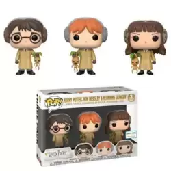 Harry Potter, Ron Weasley & Hermione Granger 3 Pack