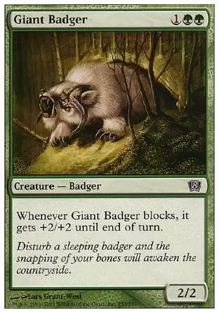8ème Edition - Blaireau géant