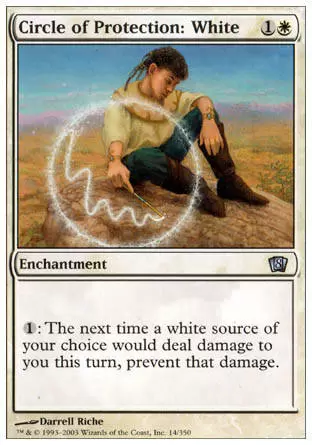 8ème Edition - Cercle de protection : blanc