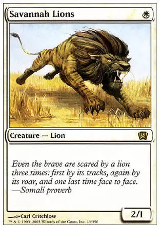 8ème Edition - Lions des savanes