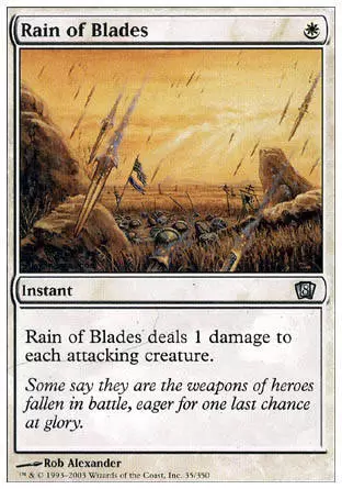 8ème Edition - Pluie de lames
