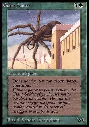 Limited Edition Alpha - Giant Spider