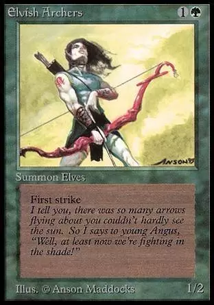 Limited Edition Alpha - Elvish Archers