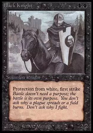 Limited Edition Alpha - Black Knight