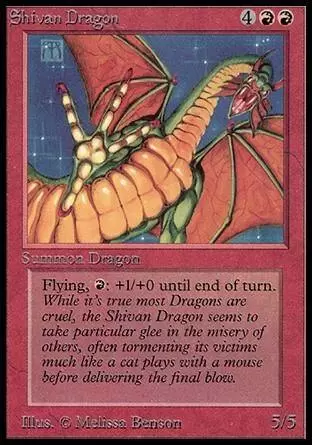 Limited Edition Alpha - Shivan Dragon