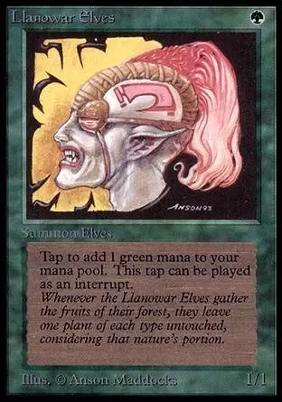 Limited Edition Alpha - Llanowar Elves