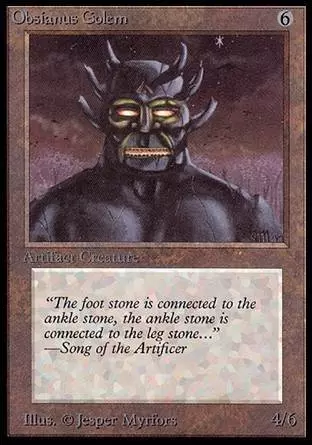 Limited Edition Alpha - Obsianus Golem