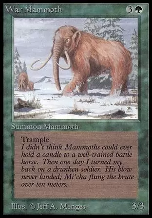Limited Edition Alpha - War Mammoth