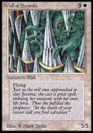 Limited Edition Alpha - Wall of Swords