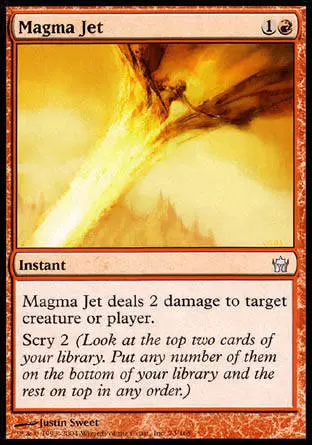 Cinquième Aube - Jet de magma